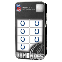MasterPieces NFL Indianapolis Colts, Édition Collection Dominoes Double Six, À partir de 3 ans, Noir, Taille unique (41675)