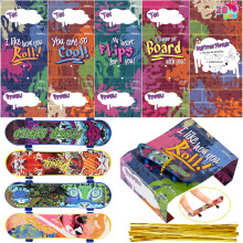 JOYIN 28 Stück Valentinstag Finger Skateboards mit Karten für Kinder, Valentinsgeschenke