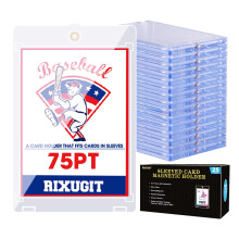 Pack de 25 protège-cartes One Touch - Support magnétique 75pt, dimension intérieure 2.63"x3.7"