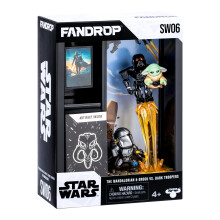 Fandrop - Star Wars: The Mandalorian - The Mandalorian & Grogu vs Dark Troopers, Diorama à afficher
