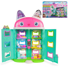Gabby's Dollhouse: Der Film, Interaktives Katzenhaus, 7 Zimmer, LCD-Bildschirm, Figuren, Geräusche, Spielzeug ab 3 Jahren