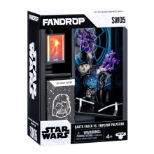 FANDROP - Star Wars: Return of The Jedi - Darth Vader vs Keizer Palpatine, Diorama voor Weergave
