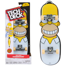Tech Deck, The Simpsons Santa Cruz & Homer Mini Skateboard for Tricks with Hands, Original Skateboard Graphics and License, Ages 6 and Up, Not Suitabl