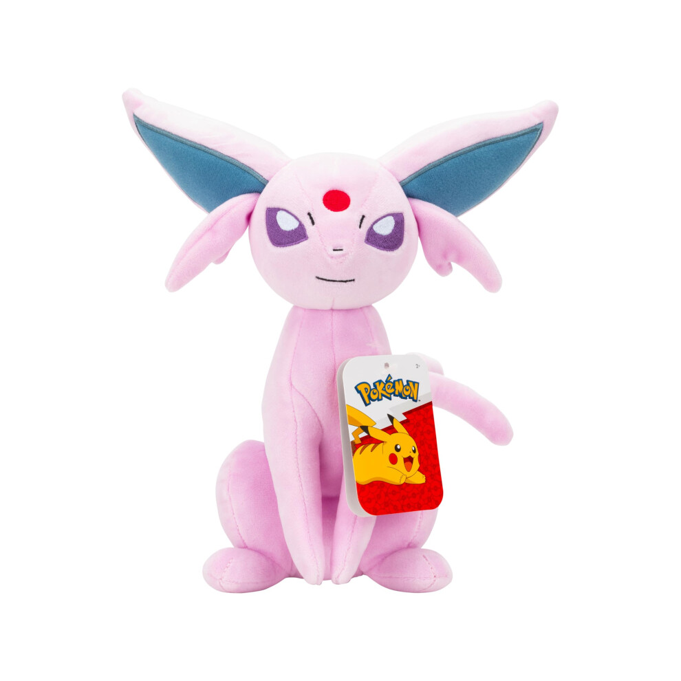 Pokémon Plush 20 Cm Espeon - Official Pokemon Stuffed Collectible Toy For Children 2+ Blue/Purple