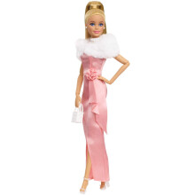 Barbie Verzauberte Abendmode Puppe im Pinken Kleid, Mattel Replay Die Klassiker Kollektion