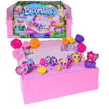 Hatchimals Bloomables, Bloom Bash Collectibles Pack with 6 Surprise Blind Box Characters, Over 15 Accessories, Terrarium & Dance Floor, Kids Toys for