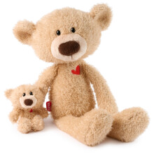 GUND Nah oder Fern Bären, Premium große & kleine Teddybären mit Sprachaufzeichnungsfunktion, 16