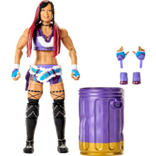 Mattel WWE Elite Actionfigur & Zubehör, Serie #122, 15 cm Sammelfigur Iyo Sky mit 25 Gelenkpunkten