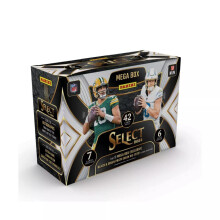 2024 Panini Select Football Mega Trading Card Box (Zwart & Groen Prizm Shock Die Cuts)