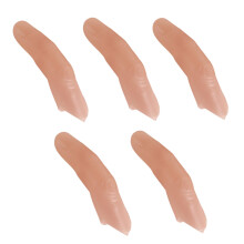 Dwuww 5 Stück Fake Finger Sechste Zauberrequisiten Gummidaumen Tricks Nahaufnahme