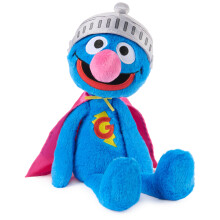 GUND Sesame Street Officiel Super Grover Plush, Jouet Sensoriel, Peluches Sesame Street, Bleu, 15"