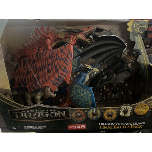 Spin Master How To Train Your Dragon Vulkan Eiland Finale Gevecht 7-Figuur Pack Exclusief