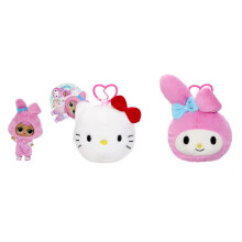 LOL Surprise Loves Hello Kitty and Friends Reversible Plush - Blind Plush with Matching Tot, Sanrio Characters, On-The-Go Play, 5 Surprises, 6 Adorabl