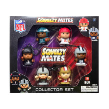 TeenyMates Party Animal Serie 8 NFL 2026 Squeezymates Figuren, Teamkleuren, Één maat (Serie 8 Squeezymates 2026 NFL Box Set)
