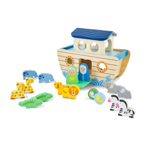 Mud Pie Noah's Ark Vormen Sorteren Set