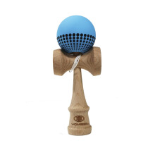 Yomega Pro Model Kendama - Traditionelles japanisches Geschicklichkeitsspiel mit Gummilack (Hellblau)