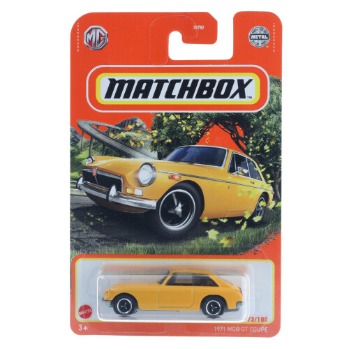 Hot Wheels Matchbox 2022-1971 MGB GT Coupé [Gelb] 73/100