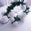 Artificial Rose Garland with LED Lights Battery Powered 4
