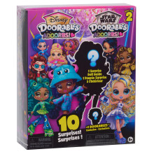 Poupées Disney Doorables Adoorbs Série 2 - Poupées de 5,5 pouces avec accessoires, boîte surprise, cheveux en racines