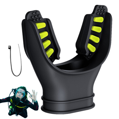 Boccaglio ergonomico in silicone per immersioni subacquee (1 pezzo) 2