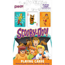 Masterpieces Scooby-Doo! Spielkarten - 54 Karten, Cartoon-Thema - Ab 4 Jahren