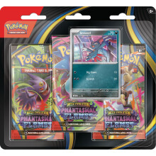 Pokemon TCG : Mega Évolutions Flammes Fantomatiques 3 Pack Blister (Promo aléatoire)