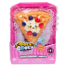Just Play Ooey Gooey Le Goo Bakery Squeezeberry Waffle Set with Toppings, Super Soft and Squishy Play Food, Fidget and Sensory Toy for Kids, Girls, Bo