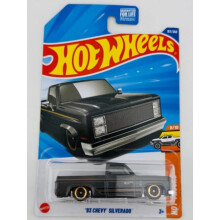 Hot Wheels '83 Chevy Silverado [Black] Hot Trucks 9/10, 157/250, 1:64 Scale Diecast Vehicle