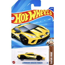 Hot Wheels Lamborghini Hurucan Sterrato [Yellow] Safari Mode 1/5, 41/250, 1:64 Scale Diecast Vehicle