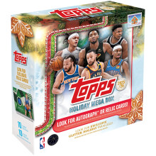 2025 Topps Holiday Basketball - Fabriqué scellé - Mega Box