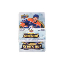2025/26 Upper Deck Series 1 Hockey Trading Card Tin (Three Young Guns Rookie Cards Per Box)