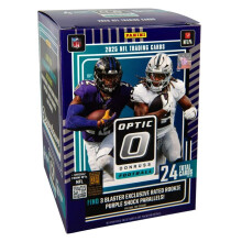 2025 Panini Donruss Optic Voetbal Blaster Box (Paarse Schok)