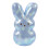 Animal Adventure Peeps 15" Lapin Lamé Bleu 1