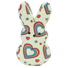 Animal Adventure Peeps 9" Pâques Peeps Imprimé Cœurs