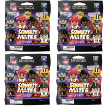 TeenyMates Party Animal NFL 2026 Squeezymates Serie 8 Figuren, Teamkleuren, One Size