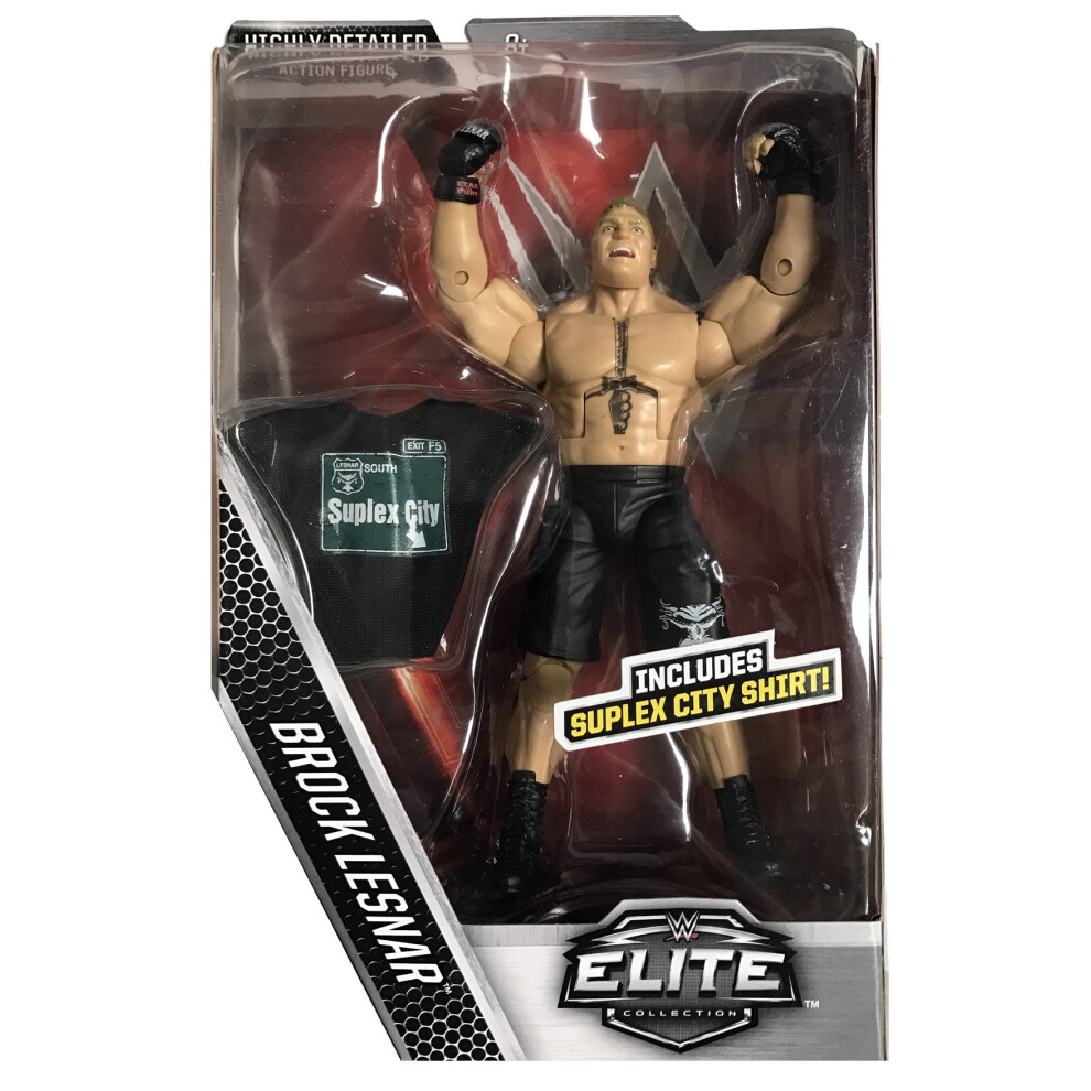 Mattel Wwe Elite Collection Brock Lesnar Action Figure (Gamestop Exclusive)