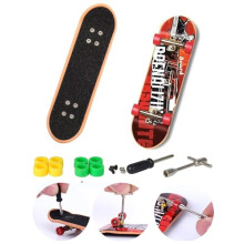 Kit de Fingerboard Cla6 | Herramientas, Ruedas y Tornillos Extra | Deck de Abs Duradero | Cinta de Agarre de Arena