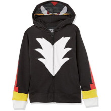 SEGA Felpa con Cappuccio Zip Up Shadow Costume Sonic The Hedgehog - 4-20, Shadow (Nero), 18-20 US