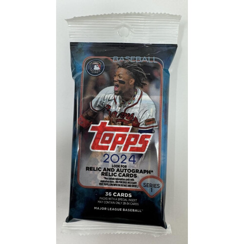 2024 Topps Baseball Serie 1 Fat Pack - 36 Karten pro Pack