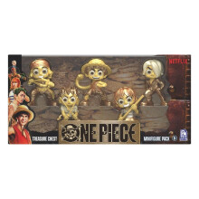 PhatMojo ONE Piece - Treasure Chest Gouden Minifiguur 5-Pack (2.5" Hoog, Serie 1)