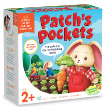 Peaceable Kingdom Patch's Pockets Kleurenmatchspel voor Peuters - Leuke Konijn & Wortel Spel