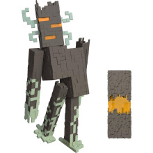 Mattel Minecraft The Creaking Action Figure with Interactive Lights, Sounds & Croaking Heart Accessory, 8-inch Collectible Toy