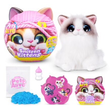 Pets Alive Smitten Kittens Serie 2 (Ragdoll) di ZURU - Giocattolo Interattivo in Peluche con 10 Suoni