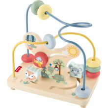 Fisher-Price Holzspielzeug Bead Maze, Aktivität für Kleinkinder zur Entwicklung von Feinmotorik ab 1 Jahr (Amazon Exklusiv)