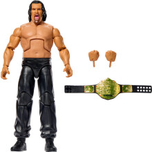 Mattel WWE Elite Actionfigur & Zubehör, Serie #123, 15 cm Sammler Great Khali mit 25 Gelenkpunkten