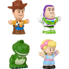 Fisher-Price Little People Disney Pixar Toy Story Figurenpaket mit 4 Charakteren für Kinder ab 18 Monaten