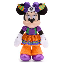 Disney Boutique Officielle Peluche Minnie Mouse Halloween - Peluche Disney Halloween avec Détails Brodés