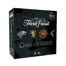 Trivial Pursuit: Game of Thrones, Quick Play Edition,Test Your Knowledge of GoT Lore with 600 Questions in 6 Categories About Westeros, Houses, Dragon