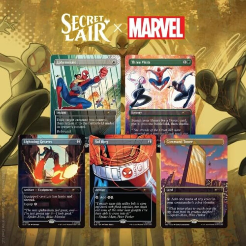 Magic the Gathering Secret Lair x Marvel Spider-Man : Actes Héroïques (Foil)
