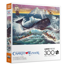 Buffalo Games - 300 Charles Wysocki: Valens Seger Oversized Jigsaw Puzzle Större Bit